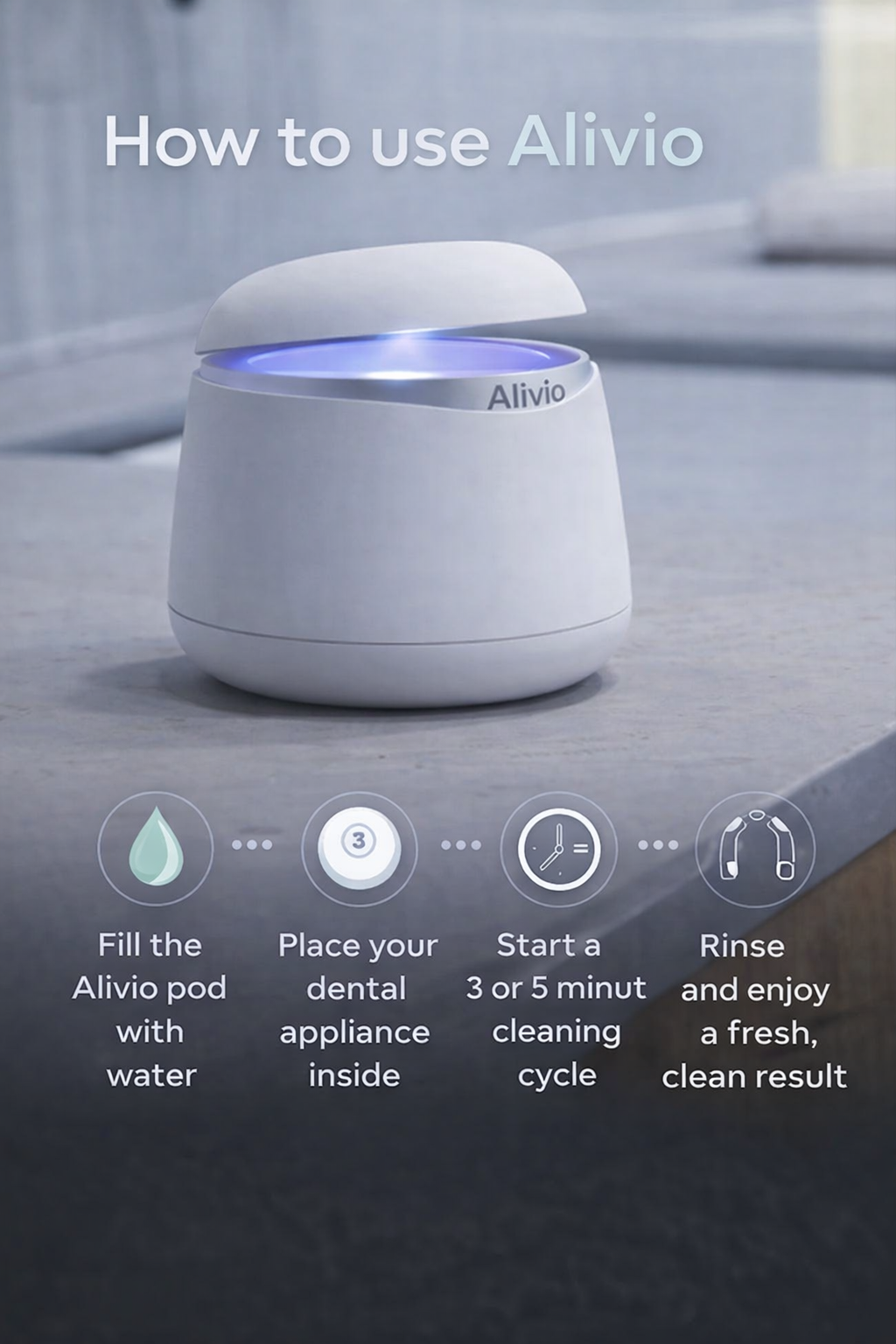 Alivio Ultrasonic Dental Cleaning Pod